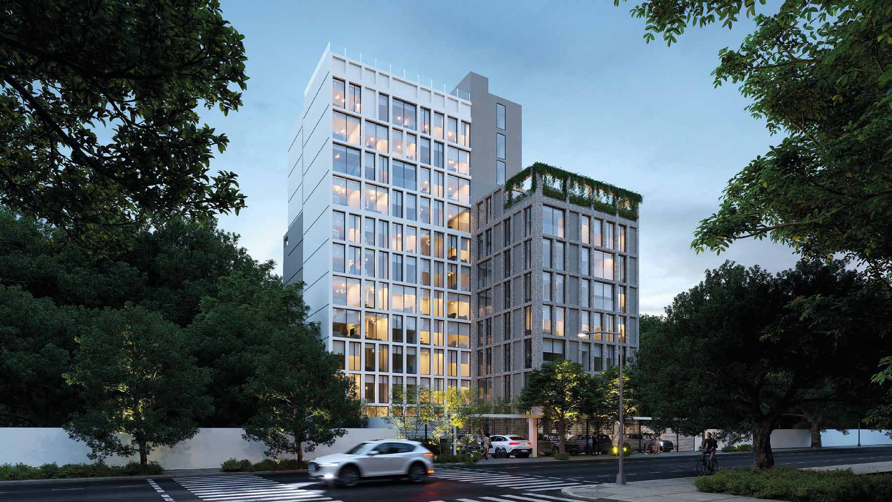 Edificio residencial en contexto urbano